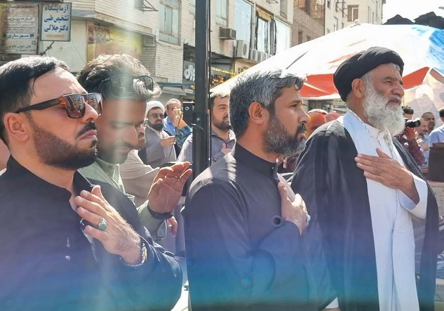 تشییع پیکر مطهر شهدای حملات رژیم صهیونیستی در اهواز