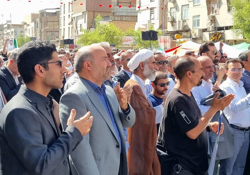 تشییع پیکر مطهر شهدای حمله تروریستی صهیونیستی در اهواز